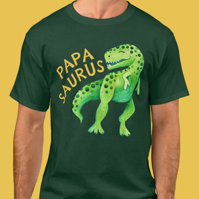 Papasaurus Dinosaur Dad of the Birthday Boy T-Shirt (Papasaurus Dinosaur Dad of the Birthday Boy T-Shirt)