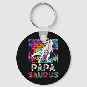 Papasaurus Dinosaur Papa Saurus Family Matching Ti Key Ring