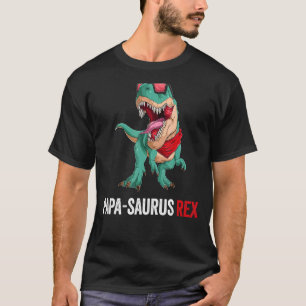 Papasaurus Rex Autism Awareness Proud Dad Father's T-Shirt