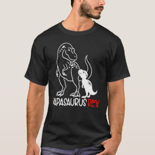 Papasaurus Rex Dinosaur Papa Saurus Family Matchi T-Shirt