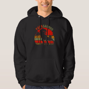 Papasaurus rex Dinosaur Papa Saurus Father's Fami Hoodie