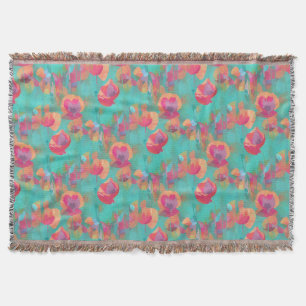 Papaver Tones Throw Blanket