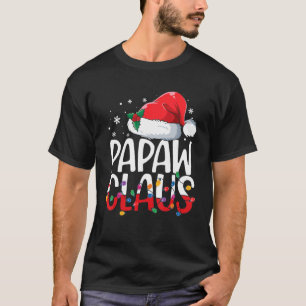 Papaw Claus Christmas Pyjamas Matching Family Xmas T-Shirt