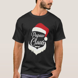 Papaw Claus Christmas Pyjamas Santa Costume Match T-Shirt