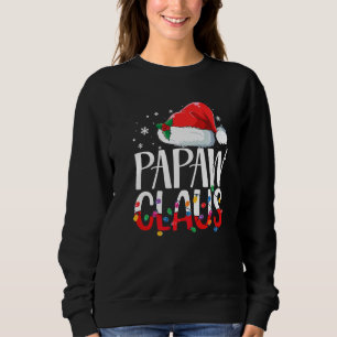 Papaw Claus Matching Family Christmas Pyjamas Xmas Sweatshirt