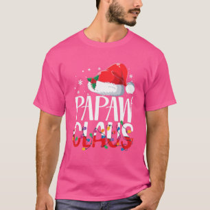 Papaw Claus Matching Family Christmas Pyjamas Xmas T-Shirt