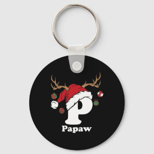 Papaw Of Family Christmas 2024 Matching Santa Elf  Key Ring
