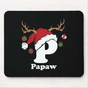 Papaw Of Family Christmas 2024 Matching Santa Elf  Mouse Pad