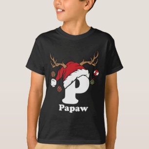 Papaw Of Family Christmas 2024 Matching Santa Elf T-Shirt