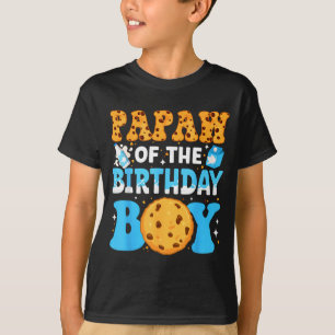 Papaw Of The Birthday Boy Milk And Cookies 1st Bir T-Shirt