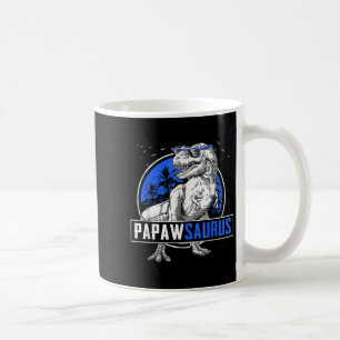 Papawsaurus T-rex Papaw Saurus Dinosaur Family Mat Coffee Mug