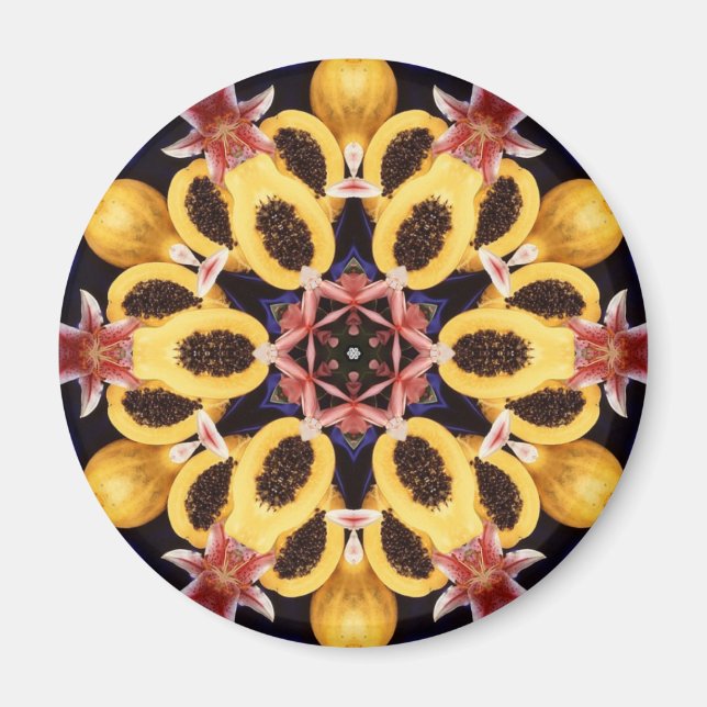 Papaya Dreams Magnet (Front)