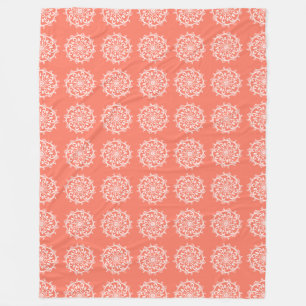 papaya fleece blanket