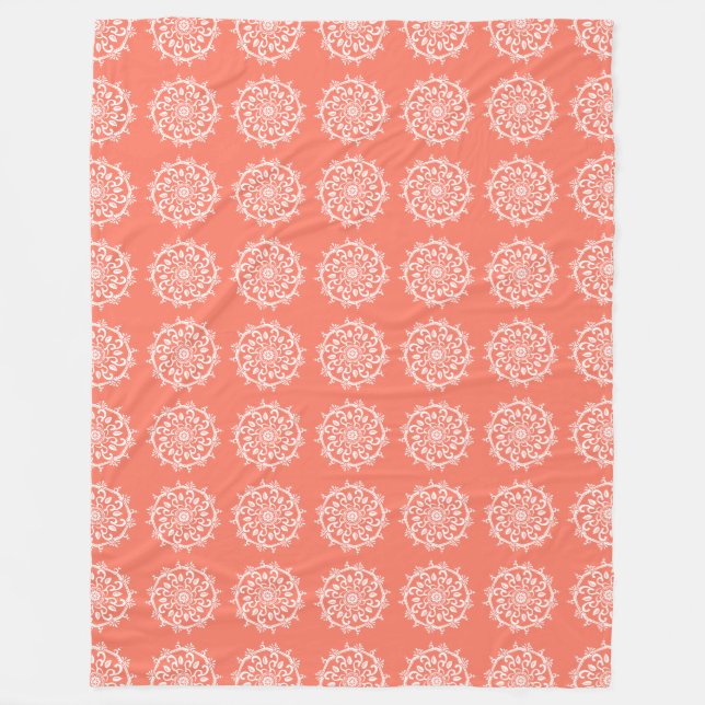 papaya fleece blanket (Front)