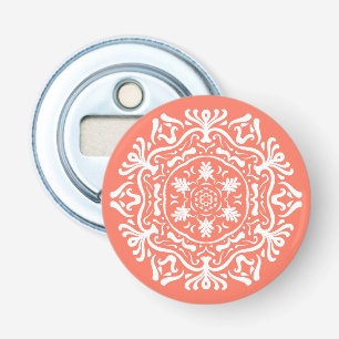 Papaya Mandala Bottle Opener