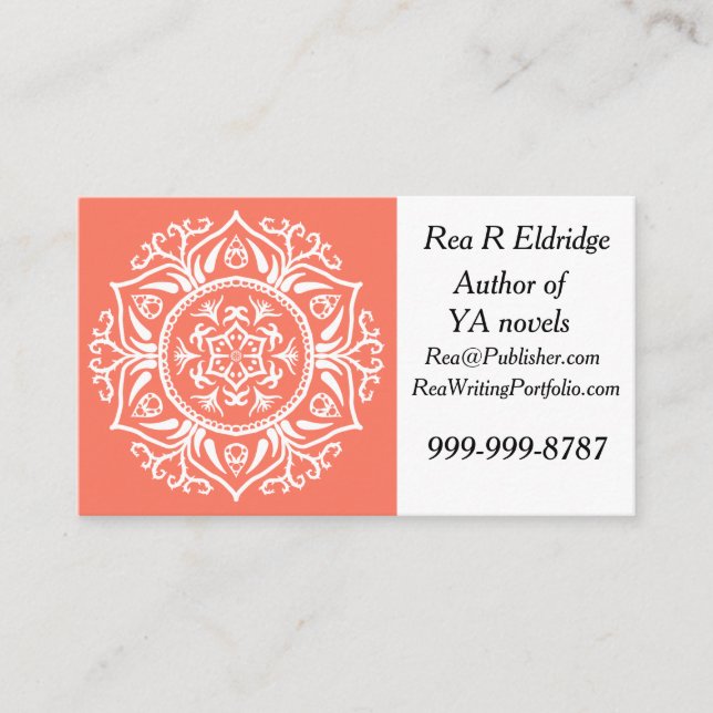 Papaya Mandala Business Card (Front)