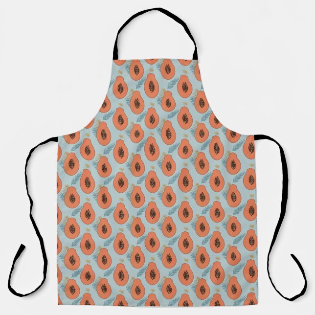 "Papaya Paradise Pop" Apron (Front)