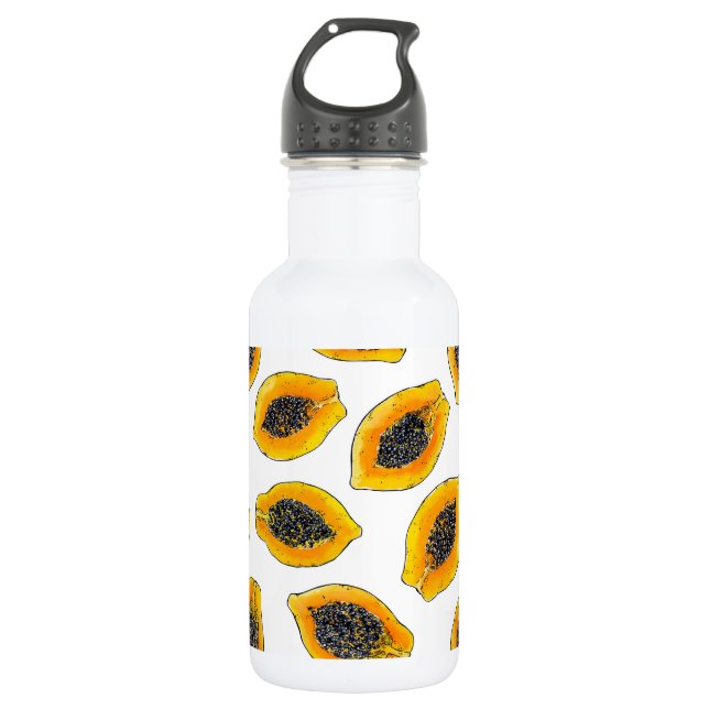 Papaya slices 532 ml water bottle (Front)