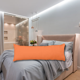 Papaya Solid Colour Classic Elegant Body Cushion