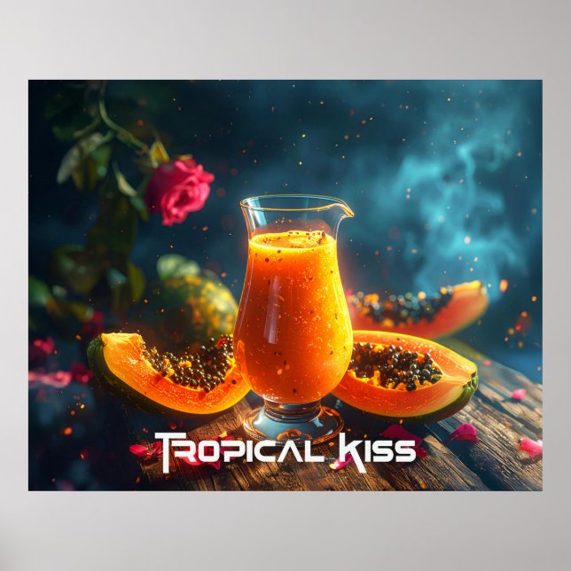 PAPAYA - TROPICAL KISS POSTER (Front)