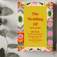 Papel Picado Bloom Flowers Mexican Style Wedding