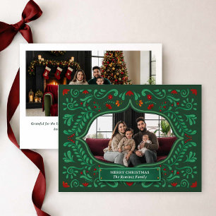 Papel Picado Christmas Family Photo Card