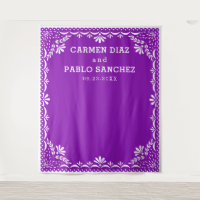 Papel Picado Colourful Mexican Wedding