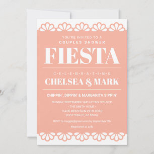 Papel Picado Couples Shower Invitation