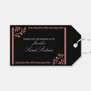 Papel Picado Fiesta Sweet 16 Mexican Any Colour  Gift Tags