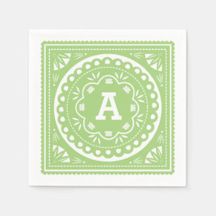 Papel Picado Paper Napkins - Green