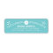 Papel Picado Return Address Labels - Blue