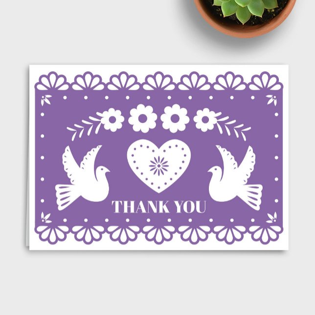 Papel Picado Thank You Card (Creator Uploaded)