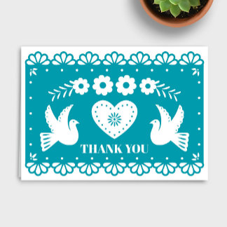 Papel Picado Thank You Card