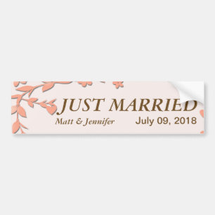 Papel Picado Wedding Invitation - Lovely Doves Bumper Sticker