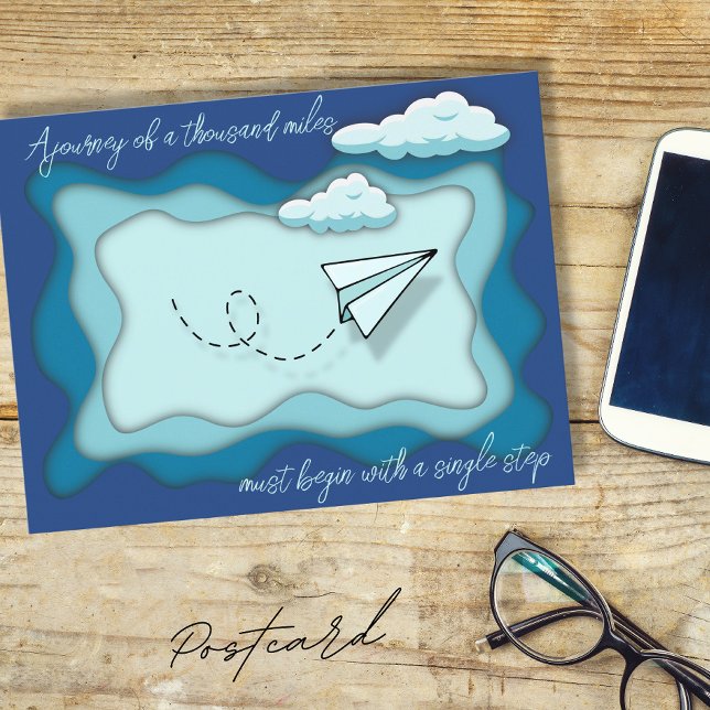 Paper aeroplane | Journey begin with a single Postcard (Creator Uploaded)
