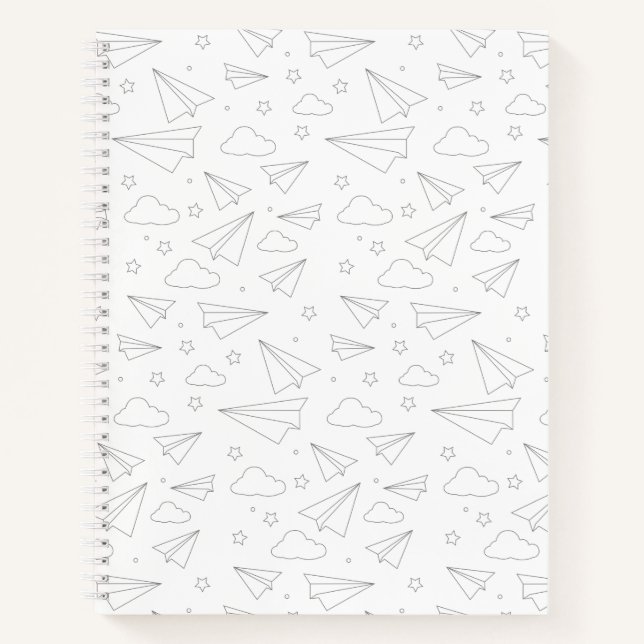 Paper Aeroplane Notebook (Front)
