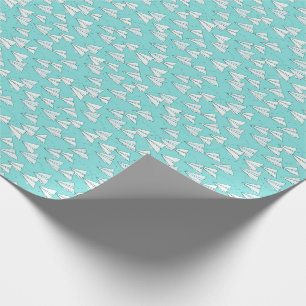 Paper Aeroplane Wrapping Paper