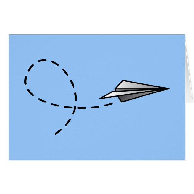 Paper Air Plane (Front Horizontal)