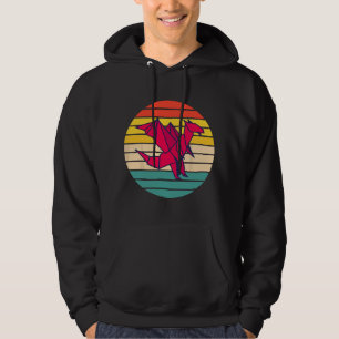 Paper Art Dragon Origami Hoodie