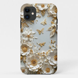 Paper art flowers Case-Mate iPhone case