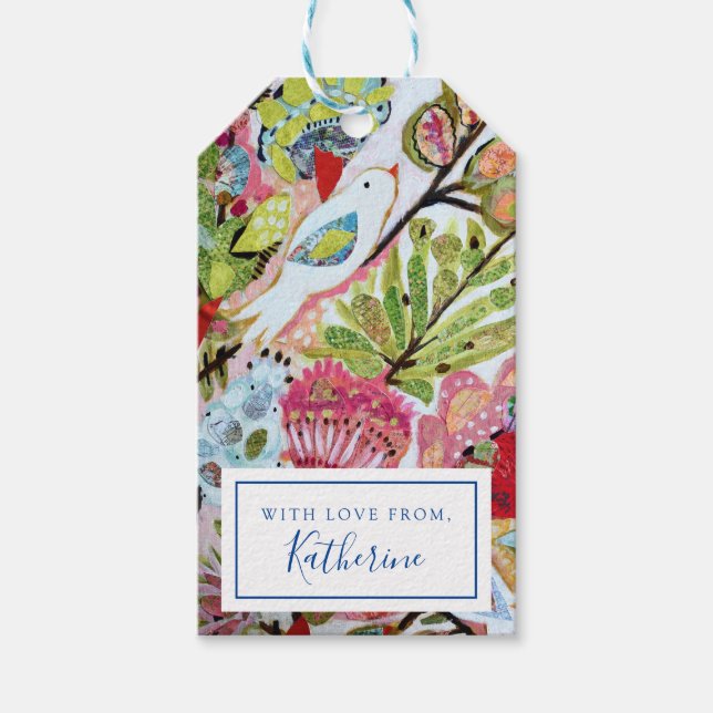 Paper Birds II Gift Tags (Front)