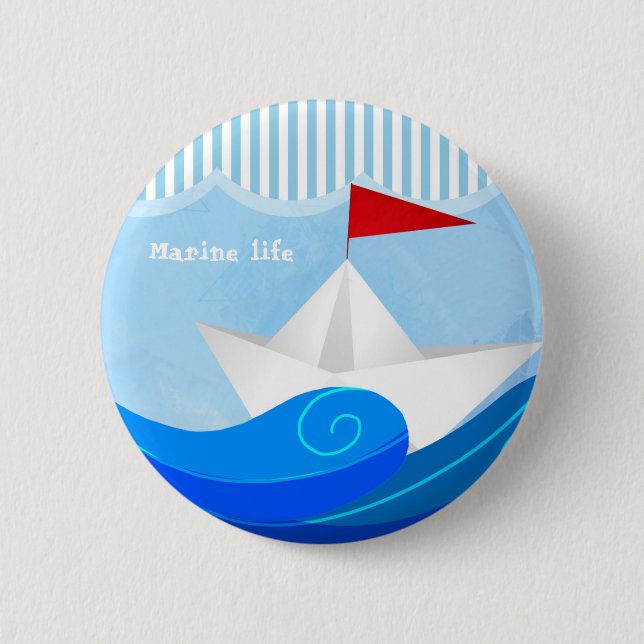 Paper Boat button (Front)