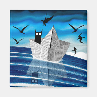 Paper Boat Magnet