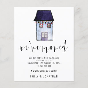 PAPER  Calligraphy New Address Simple House 