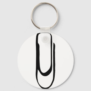 paper-clip icon key ring