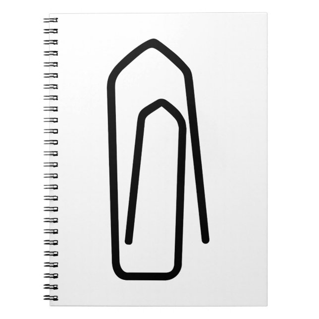 Paper clip spiral notebook (Front)