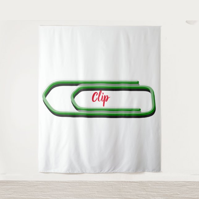 Paper Clip Tapestry (Front)