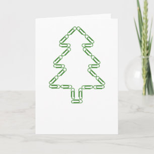 Paper Clips Christmas Tree Template