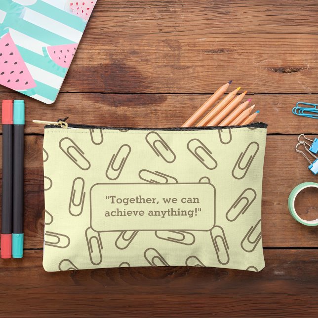 Paper clips pattern personalised  Pencil case/bag  Accessory Pouch (Paper clips pattern personalized Pencil case/bag Accessory Pouch)