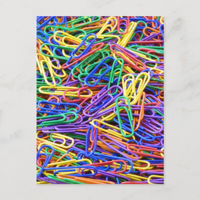 Paper clips postcard (Front)